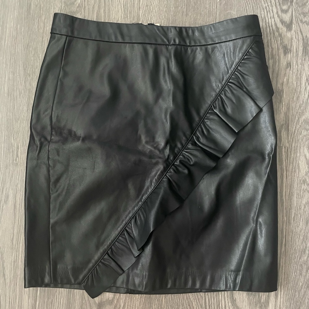 Dynamite Faux Leather Mini Skirt